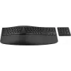 HP 965 Ergonomic bezvadu tastatūra, pilna izmēra (100%), bezvadu, RF bezvadu + Bluetooth, membrānas, QWERTY, melna