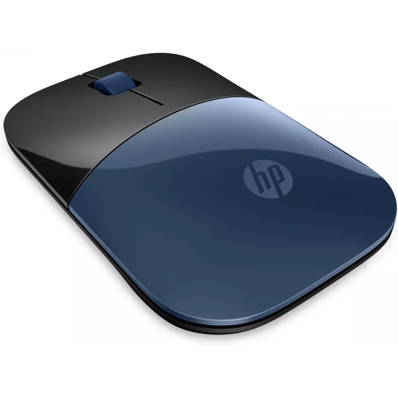 HP Wireless pele Z3700, piemērota abām rokām, Blue LED, RF Wireless, 1200 DPI, Melns, Blue