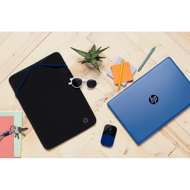 HP Wireless pele Z3700, piemērota abām rokām, Blue LED, RF Wireless, 1200 DPI, Melns, Blue