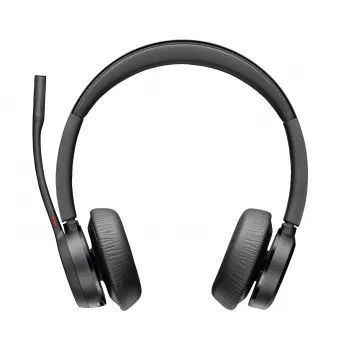HP Poly Voyager 4320-M +USB-A uz USB-C kabelis +BT700 dongle, Bezvadu, Birojs/Zvanu centrs, 20 - 20000 Hz, 162 g, Austiņas, Melns
