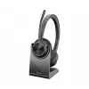 HP Poly Voyager 4320-M +USB-A uz USB-C kabelis +BT700 dongle, Bezvadu, Birojs/Zvanu centrs, 20 - 20000 Hz, 162 g, Austiņas, Melns