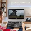 Techly ICTB9801TB tastatūra Universāla RF Bezvadu + Bluetooth QWERTY US angļu Melna