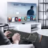 Techly ICTB9801TB tastatūra Universāla RF Bezvadu + Bluetooth QWERTY US angļu Melna