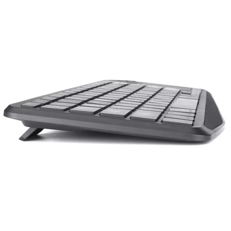 Techly ICTB9801TB tastatūra Universāla RF Bezvadu + Bluetooth QWERTY US angļu Melna