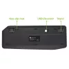 Techly ICTB9801TB tastatūra Universāla RF Bezvadu + Bluetooth QWERTY US angļu Melna
