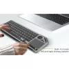 Techly ICTB9801TB tastatūra Universāla RF Bezvadu + Bluetooth QWERTY US angļu Melna