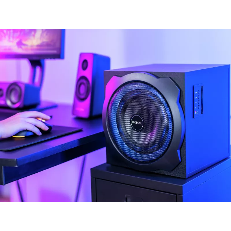 Trust GXT 658 Tytan 5.1 skaļruņu komplekts 90 W Universāls Melns 5.1 kanāli