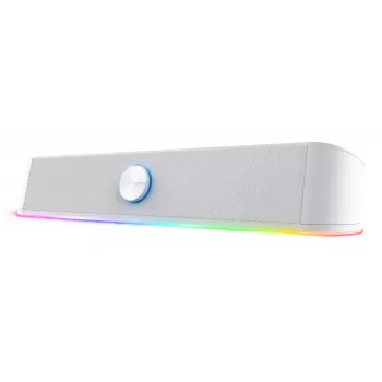 Trust RGB izgaismota skaņas josla GXT 619W Thorne, 2.0 kanāli, 6 W, 12 W, 6 W, 10000 Ω, 4 Ω