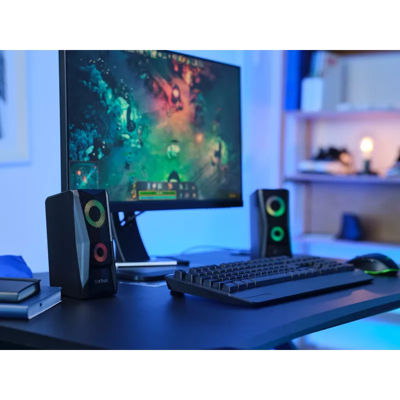 Trust GXT 606 JAVV Melns Wired 12 W