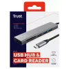 Trust Halyx USB 3.2 Gen 1 (3.1 Gen 1) Type-C 104 Mbit/s Alumīnijs