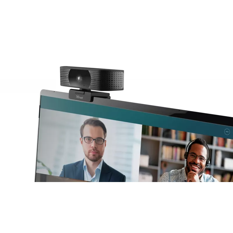 Trust Teza tīmekļa kamera 3840 x 2160 pikseļi USB 2.0 Melna