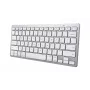 Trust 24651 bezvadu QWERTY US English klaviatūra, sudraba
