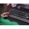 Vadu spēļu klaviatūra TRUST GXT 836 Evocx USB QWERTY US English, RGB fona apgaismojums, plaukstu balsts, 114 taustiņi, 110% izkārtojums