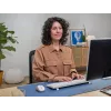 Trust Ody II klaviatūra ar peli Iekļauta Mājas/Biroja RF bezvadu QWERTY ASV angļu valodā Balta