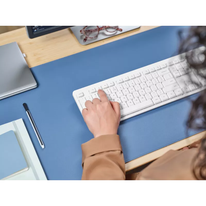 Trust Ody II klaviatūra ar peli Iekļauta Mājas/Biroja RF bezvadu QWERTY ASV angļu valodā Balta