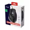 Trust Fyda vadu pele, labroča, optiskā, USB Type-A, 5000 DPI, melna