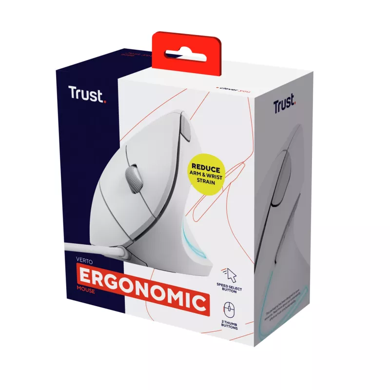 Trust Verto pele Birojs Labrocis USB Type-A Optiskais 1600 DPI