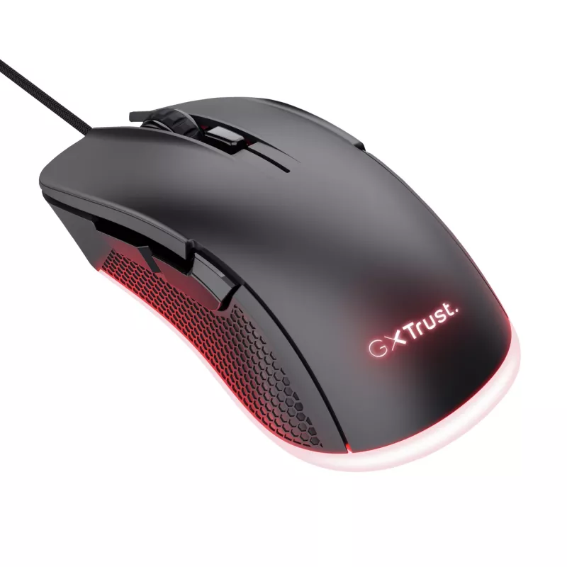 Trust GXT 922 YBAR pele spēlēm, labročiem, USB Type-A, optiskā, 7200 DPI