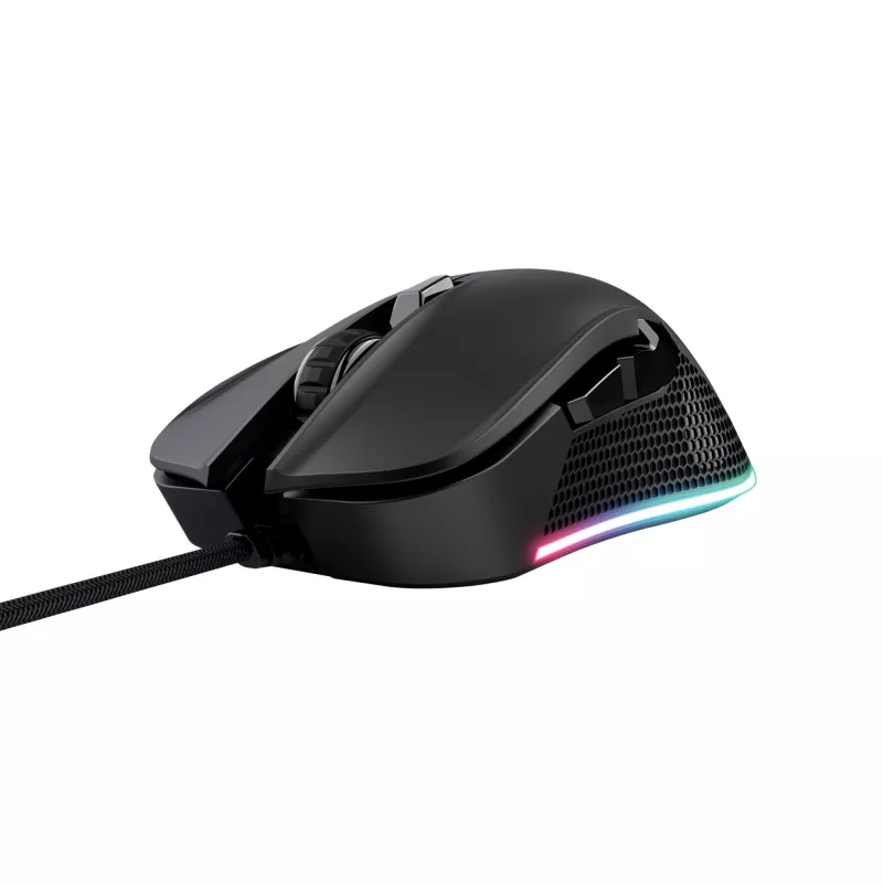Trust GXT 922 YBAR pele spēlēm, labročiem, USB Type-A, optiskā, 7200 DPI