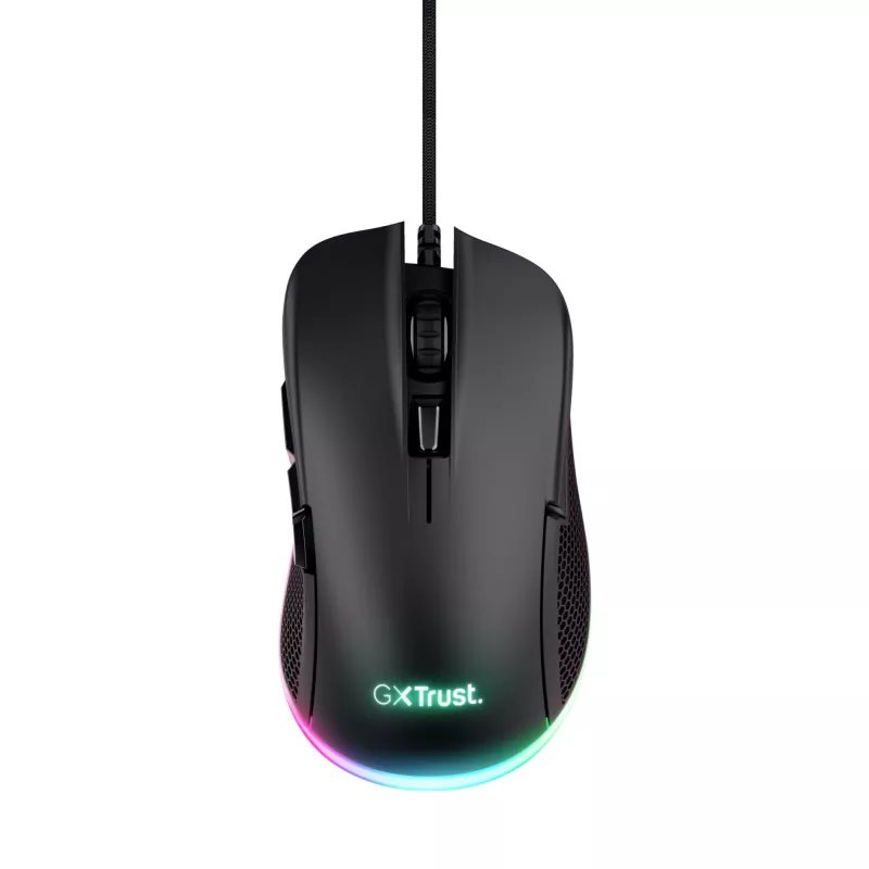 Trust GXT 922 YBAR pele spēlēm, labročiem, USB Type-A, optiskā, 7200 DPI