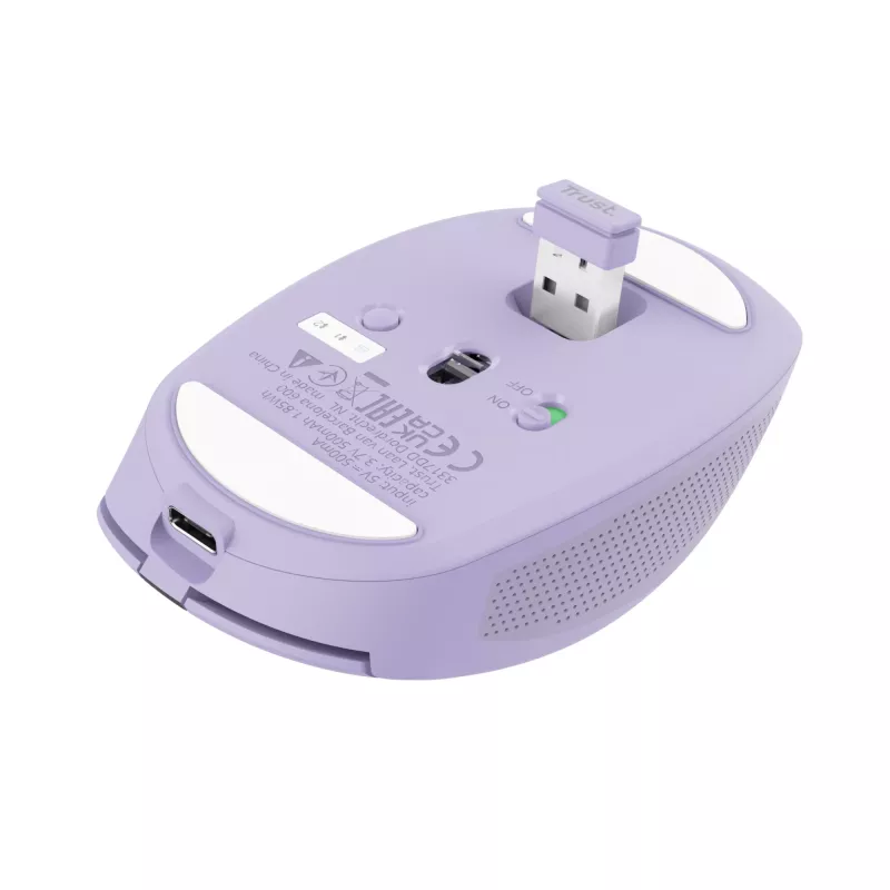 Trust Ozaa pele Birojam Labās rokas RF bezvadu + Bluetooth Optiskā 3200 DPI
