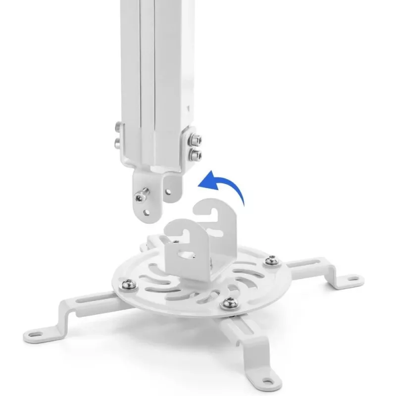 Techly projektora griestu stiprinājuma pagarinājums 380-580 mm sudraba ICA-PM 18S