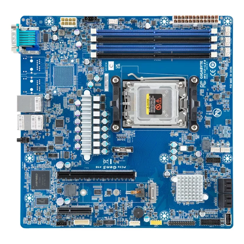 Mātesplate GIGABYTE MC13-LE0 AMD B650 ligzda AM5 micro ATX, 4× DDR5, M.2, SATA III, RAID 0/1/10