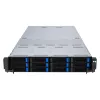 ASUS RS521A-E12-RS12U Socket SP5 Rack (2U) melns, sudrabains