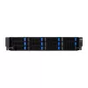 ASUS RS521A-E12-RS12U Socket SP5 Rack (2U) melns, sudrabains