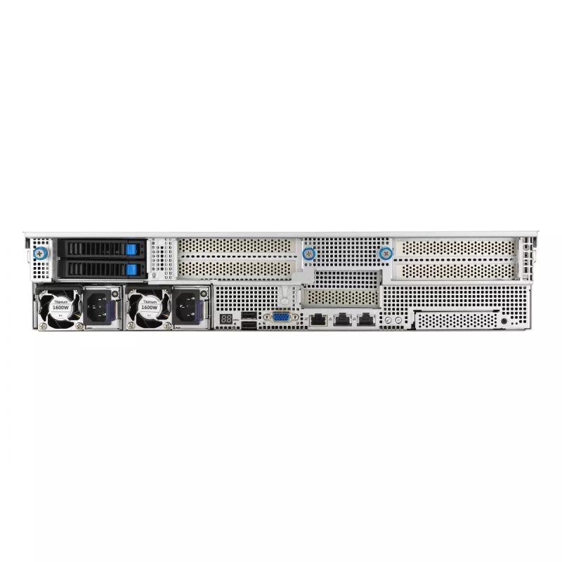 ASUS RS521A-E12-RS12U Socket SP5 Rack (2U) melns, sudrabains