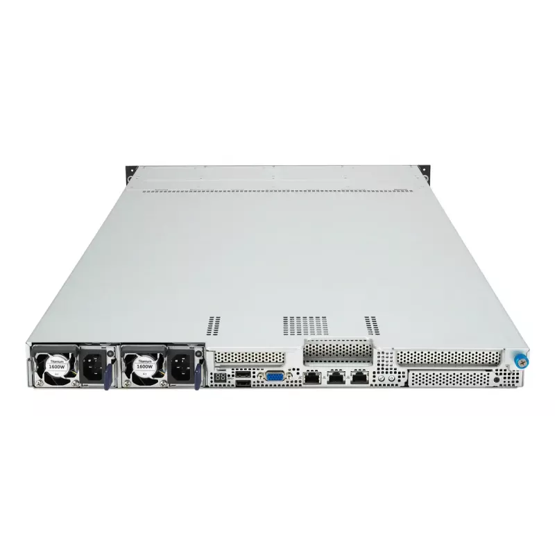 Rack (1U) serveris ASUS RS501A‑E12‑RS12U — LGA 6096, DDR5 līdz 3 TB, 24 DIMM, 1600W
