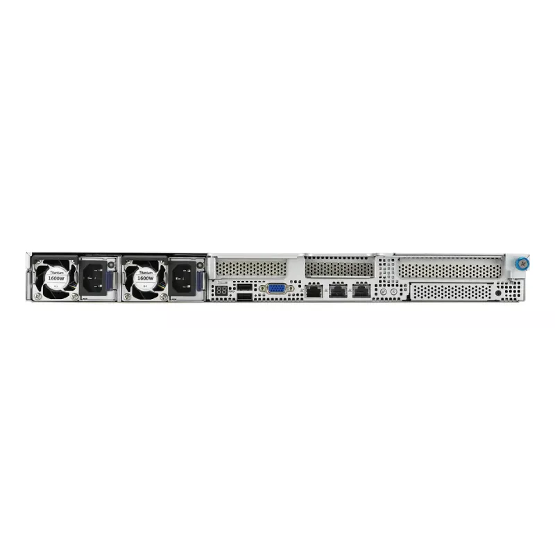 Rack (1U) serveris ASUS RS501A‑E12‑RS12U — LGA 6096, DDR5 līdz 3 TB, 24 DIMM, 1600W