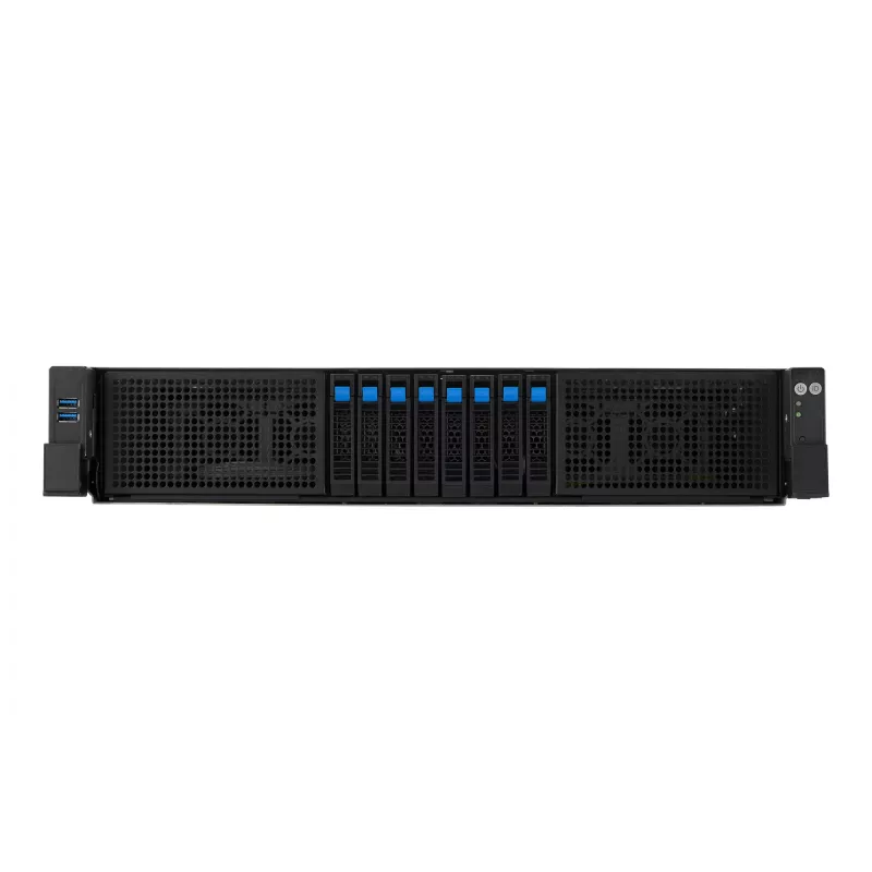 ASUS RS720A-E13-RS8G Socket SP5 Rack (2U) Melns, Sudraba