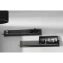 Peldošo sienas plauktu komplekts Cama Meble SOHO 1250×200×200 mm, skaidu plātne, melns matēts (divi plaukti)