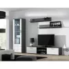 Peldošu sienas plauktu komplekts Cama Meble SOHO, 2 plaukti, 1250×200×200 mm, skaidu plātne, pelēks matēts