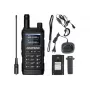 Rokas divvirzienu rācija Baofeng UV-17E — 5 W, 1800 mAh baterija, VOX, lukturītis, FM radio, līdz 10 km darbības attālums, melns (2 gab. komplekts)
