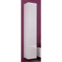 Pie sienas stiprināms uzglabāšanas skapis cama meble VIGO 180 — 1800×400×300 mm, balts/balti spīdīgs