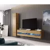 Pie sienas stiprināms skapis Cama Meble VIGO 180, 1800×400×300 mm, Wotan ozols