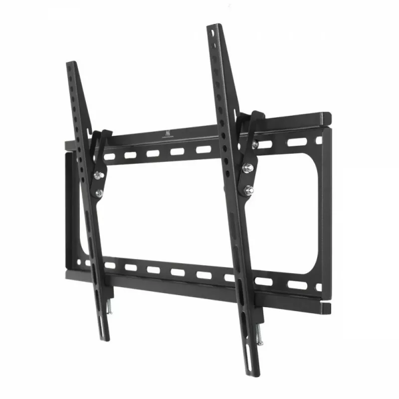 TV sienas kronšteins MACLEAN MC-605, fiksēts slīps stiprinājums, VESA 75x75–600x400, līdz 55 kg, 32–80 collu ekrāniem