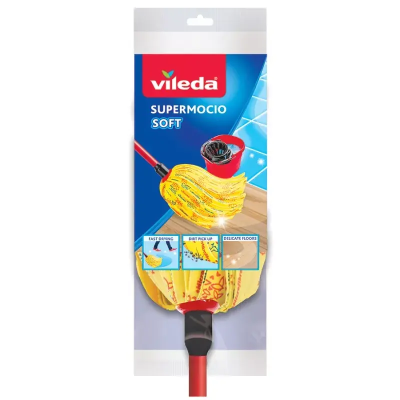 Mop head Vileda sarkana un dzeltena