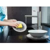Sūkļa tīrītājs VILEDA Tip-Top 5 gab. iepakojumā, taisnstūra šķiedras paliktņi 70×90×30 mm, dzelteni