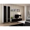 TV statīvs cama meble VIGO 180 — 1800×400×300 mm, balts virsma, balts rāmis, skaidu plātne