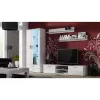 TV statīvs cama meble SOHO 180 — 1800×430×370 mm, balta virsma (skaidu plātne), balts rāmis