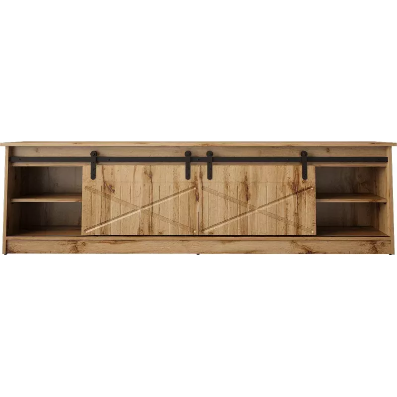 TV skapis Cama Meble GRANERO RTV, Wotan ozola apdare, 2000×350×567 mm