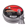 Gaisa šautenes diabolo lodes RANGER CLAS03.45.500 — 4,5 mm diabolo, asu rievotu smaili, 500 gab. alumīnija dozatorā