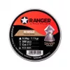 Gaisa šautenes diabolo lodes RANGER CLAS03.45.500 — 4,5 mm diabolo, asu rievotu smaili, 500 gab. alumīnija dozatorā