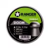 Pneimatiskā ieroča lodītes RANGER 4.5 mm Diabolo Professional Doom, 0.54 g, 500 gab., alumīnija dozators