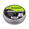 Pneimatisko ieroču lodītes RANGER PRORO 4.5 mm Diabolo — 500 gab., sudraba, alumīnija dozators