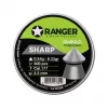 Gun granulas RANGER PRORO.45.500.S — 4,5 mm diabolo asais smaile, 500 gab., alumīnija dozators