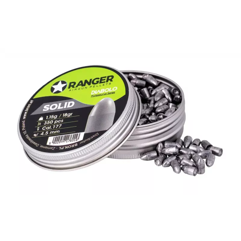 Diabolo pneimatisko ieroču lodītes RANGER PRORO 4,5 mm (0.177) 1,15 g — 350 lodītes alumīnija traukā